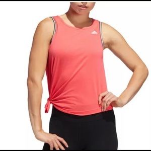 Adidas Women’s Workout Tank Top Neon Red Coral Small